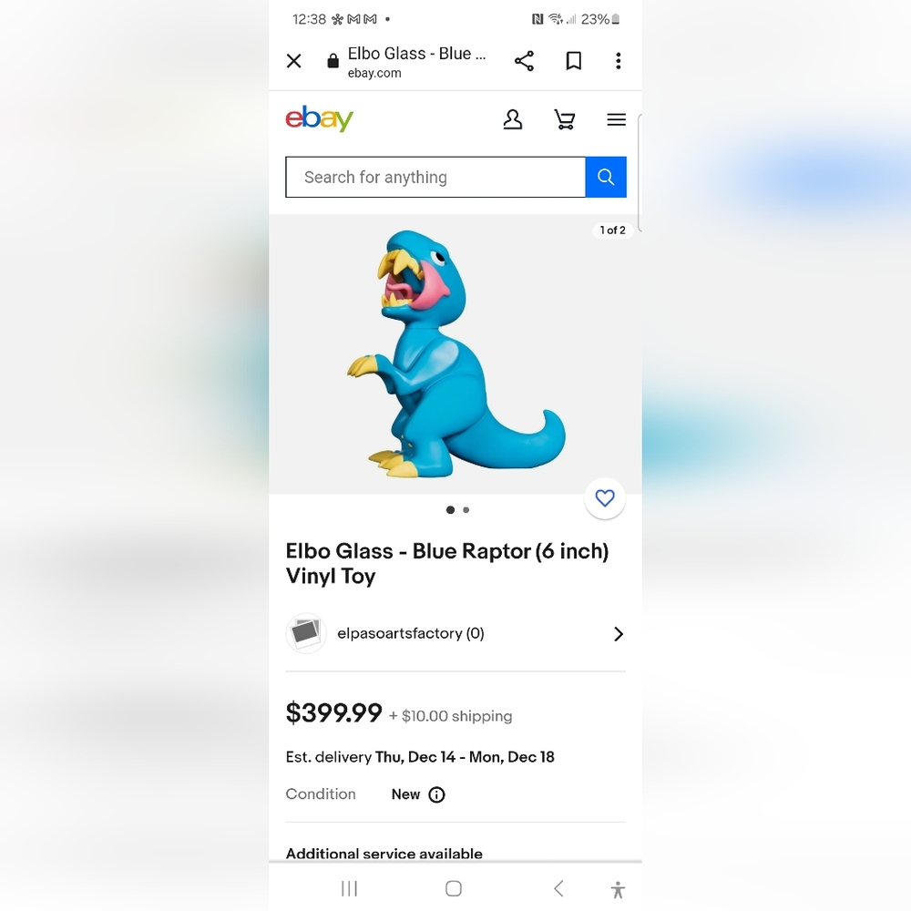ELBO. (Blue) RAPTOR 2021                    [< 1 of 200>] no box